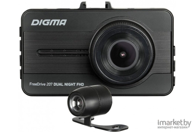 Видеорегистратор Digma FreeDrive 207 DUAL Night FHD черный [1171718]