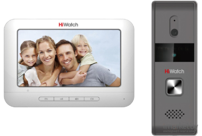 Видеодомофон Hikvision DS-D100K белый