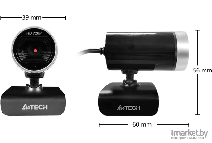 Web-камера A4Tech PK-910P черный