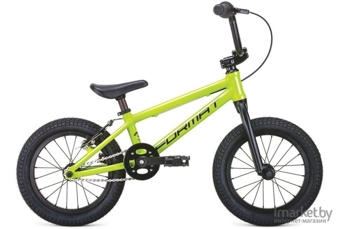 Велосипед Format Kids 14 bmx 2020-2021 жёлтый [RBKM1K3B1001]