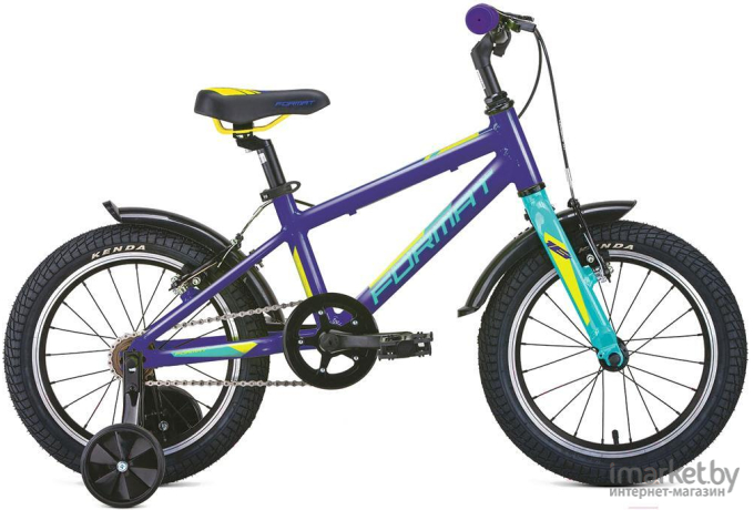 Велосипед Format Kids 16 2020-2021 фиолетовый [RBKM1K3C1004]
