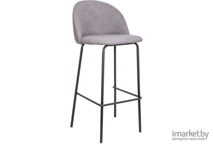 Барный стул AksHome Icon светло-серый 1701-26/черный