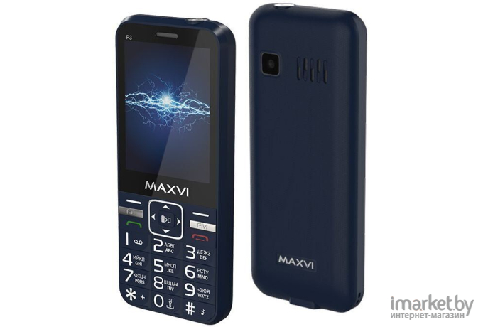 Мобильный телефон Maxvi P3 Blue