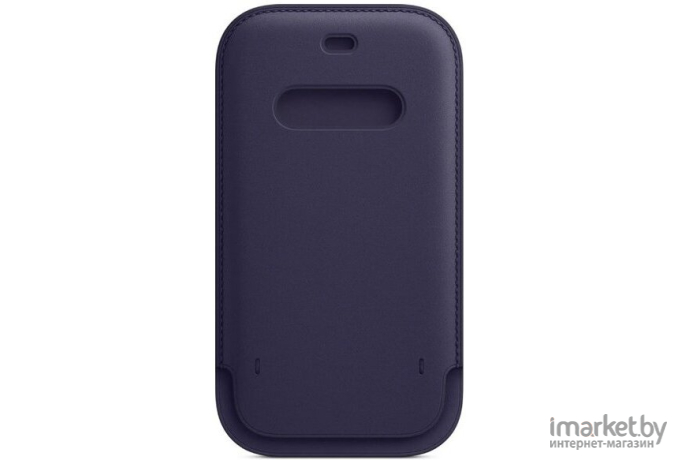 Чехол для телефона Apple iPhone 12 mini Leather Sleeve with MagSafe Deep Violet [MK093]