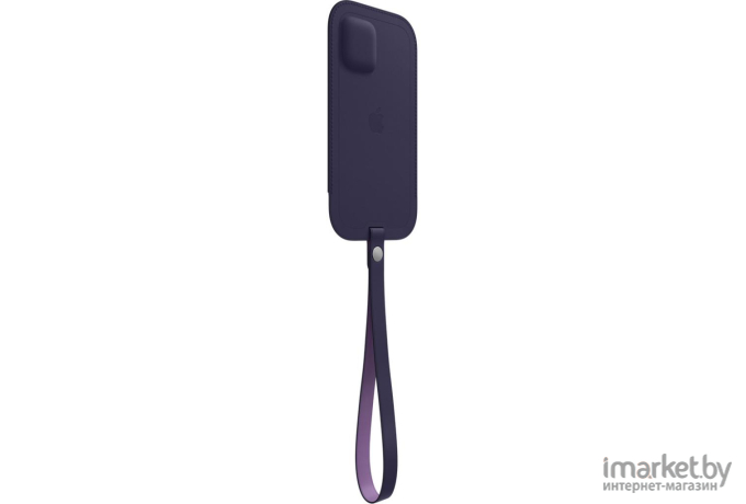 Чехол для телефона Apple iPhone 12 Pro Max Leather Sleeve with MagSafe Deep Violet [MK0D3]