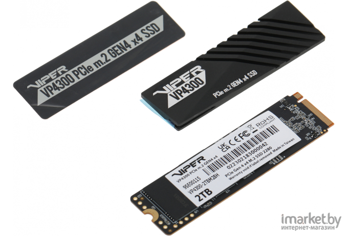 SSD диск Patriot M.2 2280 M 2Tb Viper [VP4300-2TBM28H]