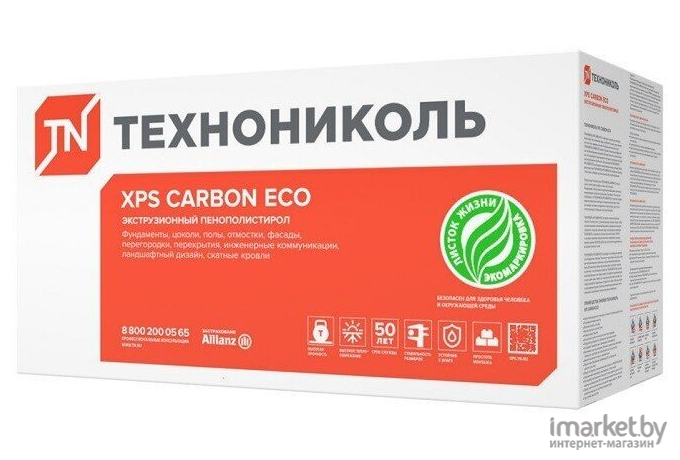  Технониколь ППЭТ экструзированные Carbon eco 1180х580х30-L