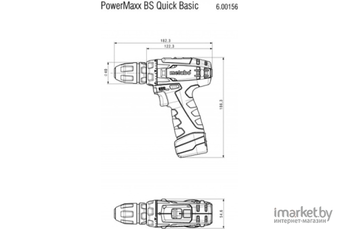 Дрель-шуруповерт Metabo PowerMaxx BS Quick BASIC [600156950]