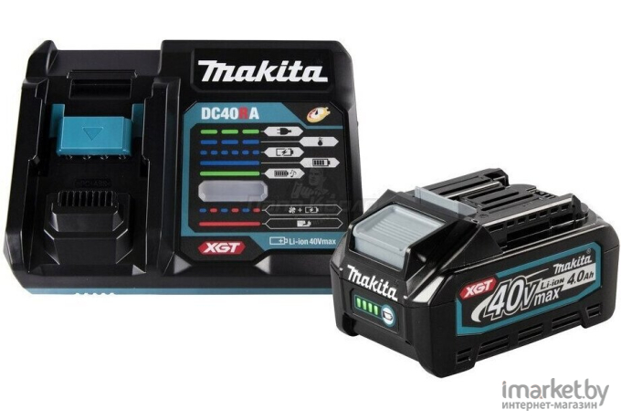 Аккумулятор Makita 40.0В  BL4040 XGT + зарядное устройство DC40RA XGT [191J67-0]