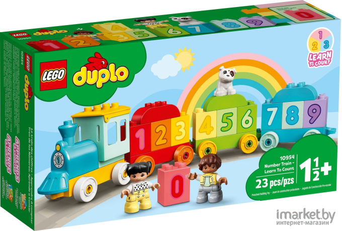 Конструктор LEGO DUPLO Поезд с цифрами — учимся считать [10954]