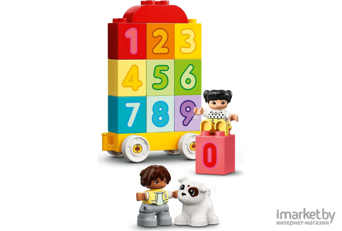Конструктор LEGO DUPLO Поезд с цифрами — учимся считать [10954]