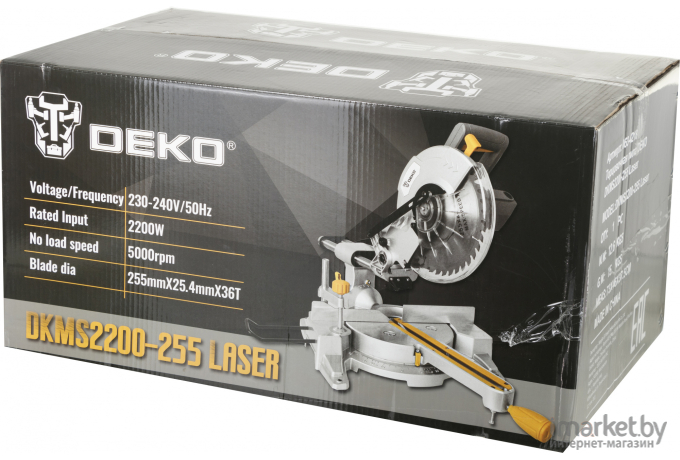 Отрезная пила Deko DKMS2200-255 Laser [063-4218]
