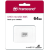 Карта памяти Transcend Флеш microSD 64GB microSDXC Class 10 UHS-I U1, (без адаптера), TLC  TS64GUSD300S