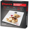 Напольные весы Sakura SA-5071BR медвежонок
