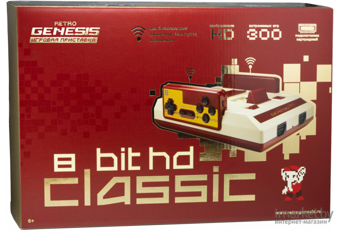 Игровая приставка Retro Genesis 8 Bit HD Classic + 300 игр [ConSkDn89]