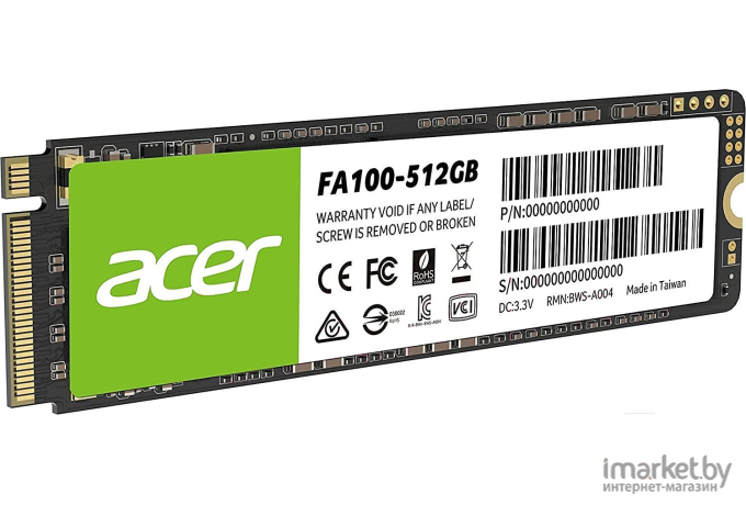 SSD диск Acer FA100 512GB [BL.9BWWA.119]