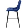 Барный стул AksHome Mia велюр синий HLR64/черный