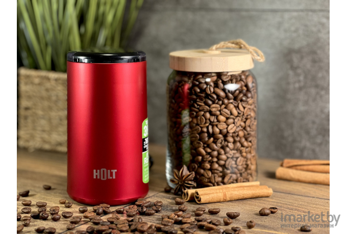 Кофемолка Holt HT-CGR-007 красный