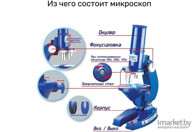 Игровой набор Zhorya Микроскоп [ZYB-B2932]
