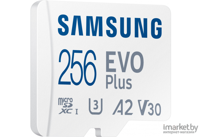 Карта памяти Samsung MicroSD EVO plus 256 ГБ [MB-MC256KA/RU]