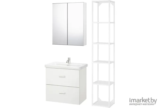 Комплект мебели для ванной Ikea Фискон/Твэллен [094.373.61]