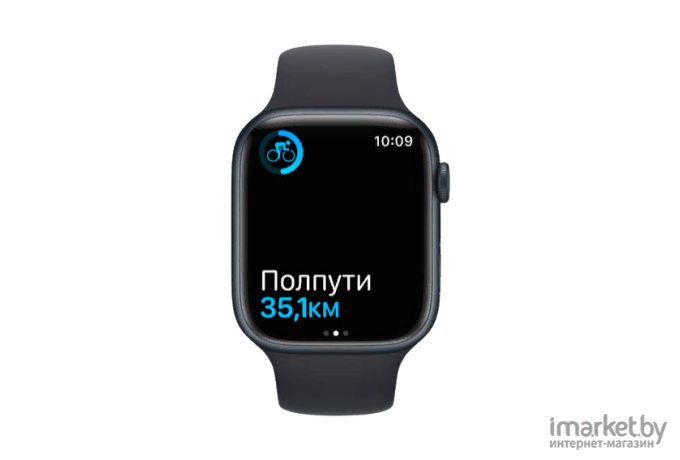 Умные часы Apple Apple Watch Series 7 GPS Midnight Aluminium [MKN53]