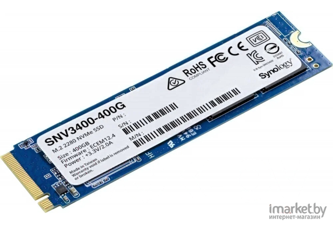 SSD диск Synology M.2 2280 400GB [SNV3410-400G]