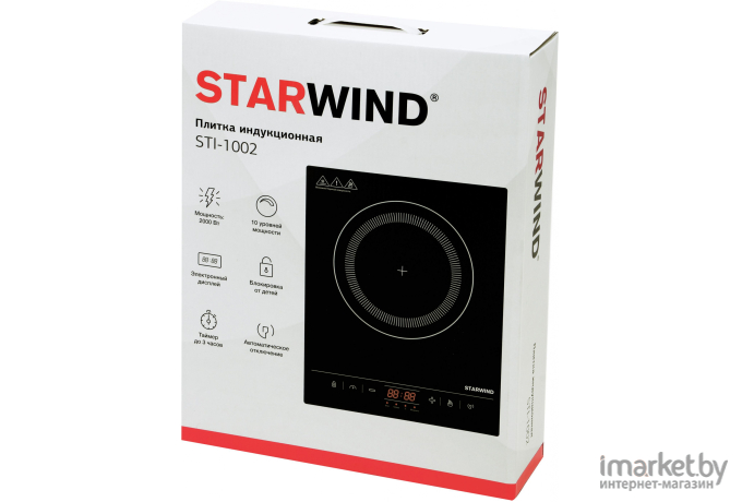 Настольная плита StarWind STI-1002 черный