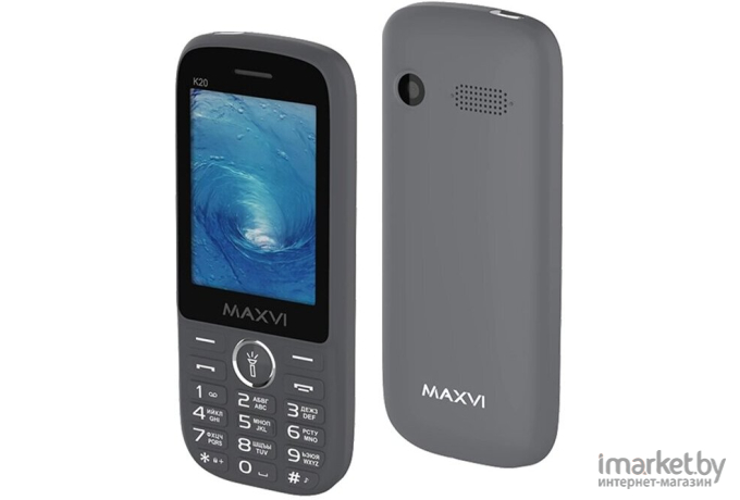 Мобильный телефон Maxvi K20 Grey [K20 Grey]
