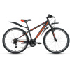 Велосипед Forward Toronto 26 1.2 2022 13 черный/ярко-зелены [RBK22FW26029]