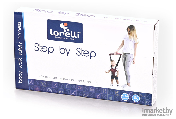 Ходунки, прыгунки Lorelli Step By Step Black/Grey [10010140003]