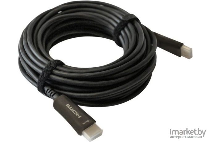 Кабель Digma HDMI 2.0 AOC HDMI (m)/HDMI (m) 20м. черный [BHP AOC 2.0-20]