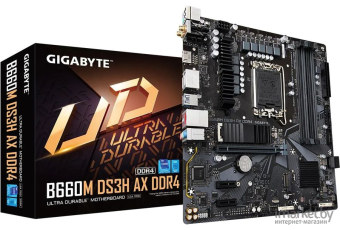Материнская плата Gigabyte B660M DS3H AX DDR4 G12