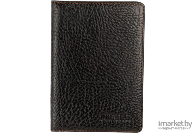 WILD BEAR Обложка для паспорта LUX RO-004 Dark-brown (LUX RO-004 Dark-brown)