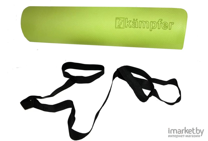 Kampfer Коврик для йоги 60х180х0,65 см lime (Kampfer Yoga Mat lime)