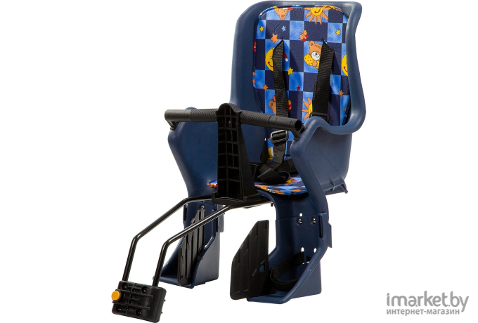 Кресло детское заднее STG GH-029LG синий с разноцветным текстилем (Х95377)