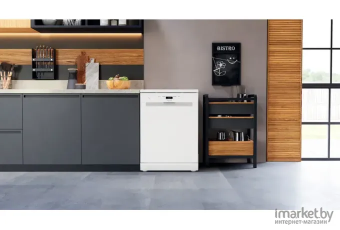 Посудомоечная машина Hotpoint-Ariston HFC 3C26 F полноразмерная белый (869991605710)