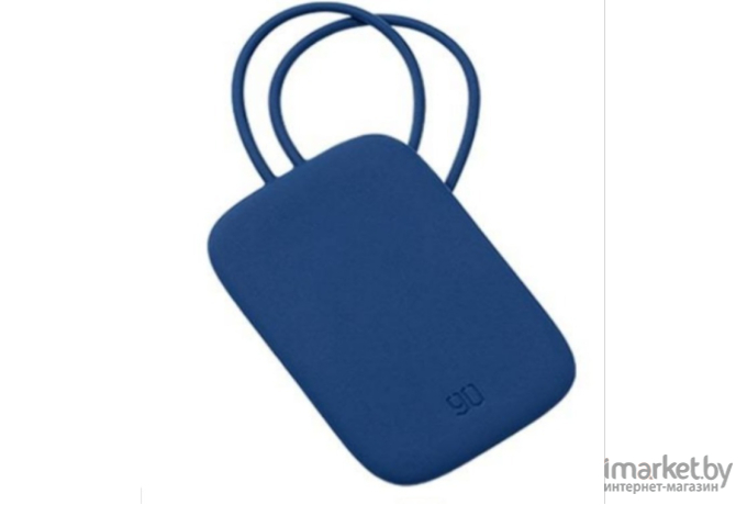 Силиконовая багажная бирка Ninetygo Silicone Luggage Tag Aqua Blue