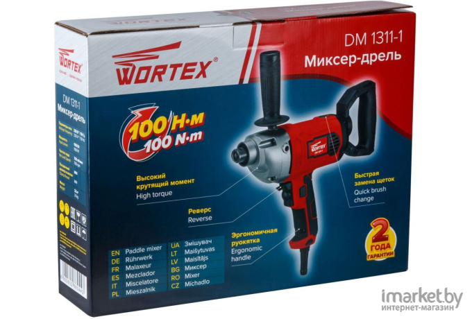 Миксер-дрель Wortex DM 1311-1 (0330044)