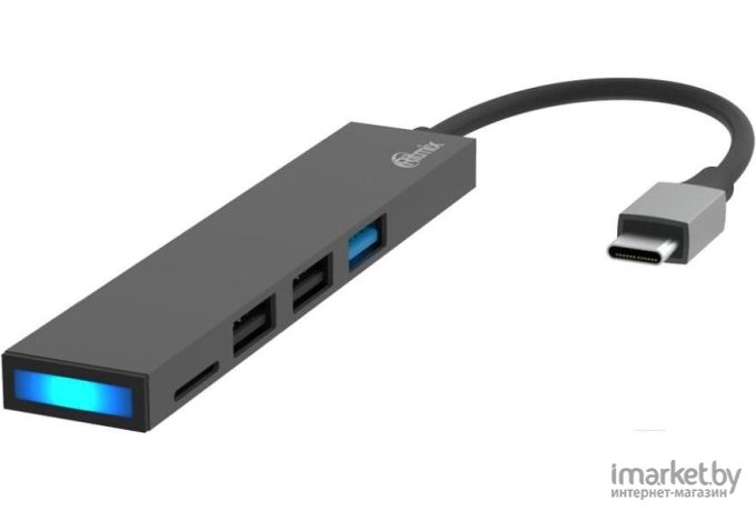 USB-Хаб Ritmix CR-4314 Metal (Ritmix CR-4314 Metal)