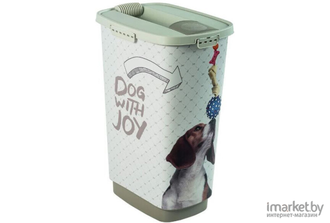 Емкость для хранения корма Rotho Cody Dog with Joy белый (4002010535)