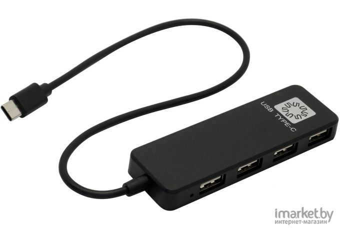 USB-хаб 5bites HB24C-210BK черный