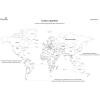 Панно Woodary Карта мира XL (3149)