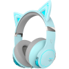 Наушники с микрофоном Edifier G5BT Cat голубое небо/серый