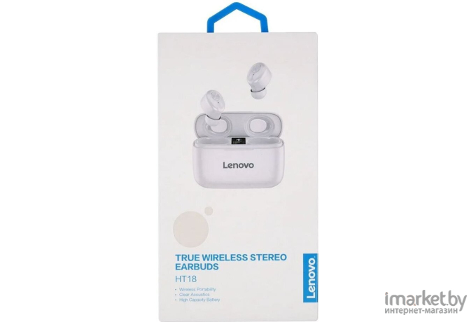Наушники Lenovo HT18 White