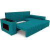 Угловой диван Mebel-Ars Мадрид правый бархат сине-зеленый (М4-20-2)