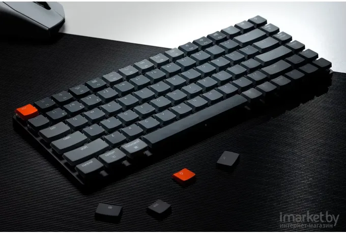 Беспроводная клавиатура Keychron K3 Grey (RGB, Hot-Swap, Keychron Optical Blue Switch)