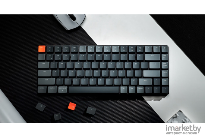 Беспроводная клавиатура Keychron K3 Grey (RGB, Hot-Swap, Keychron Optical Brown Switch)