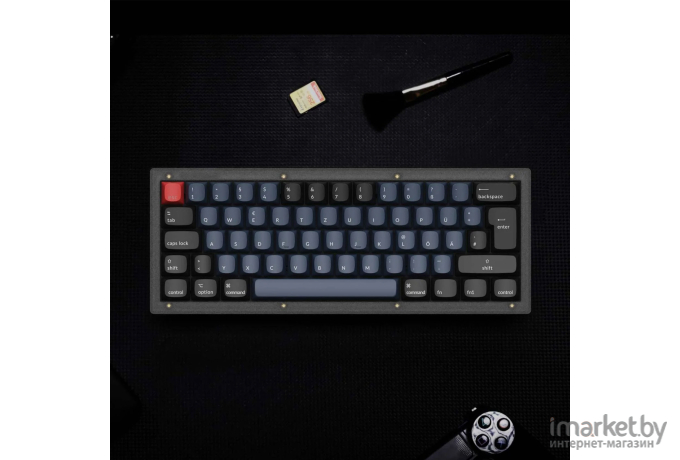 Клавиатура Keychron V4 Black (RGB, Hot-Swap, Keychron K pro Red Switch)
