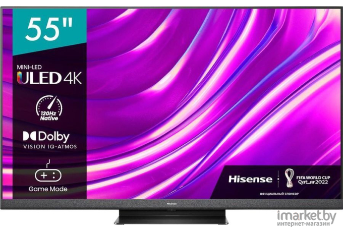 Телевизор Hisense 55U8HQ темно-серый (55U8HQ CH)